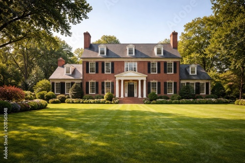 Wide outdoor yard framing c...