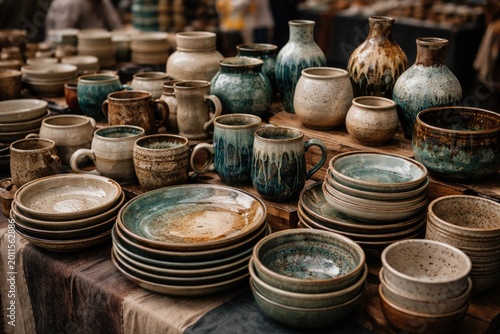 Unique ceramic pottery asso...
