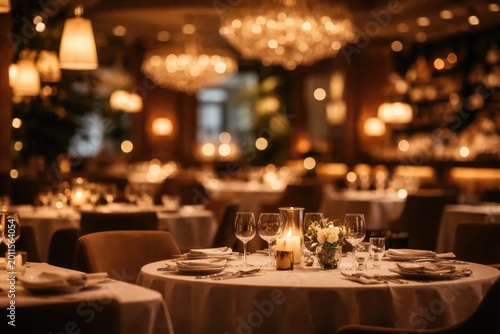 Refined luxury restaurant i...