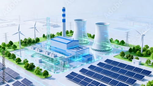Modern Renewable Energy Combined Thermal Power Plant