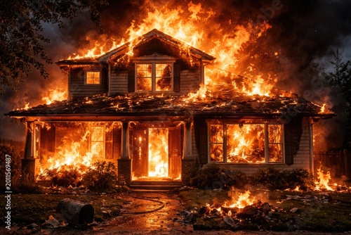 Flames spreading rapidly th...