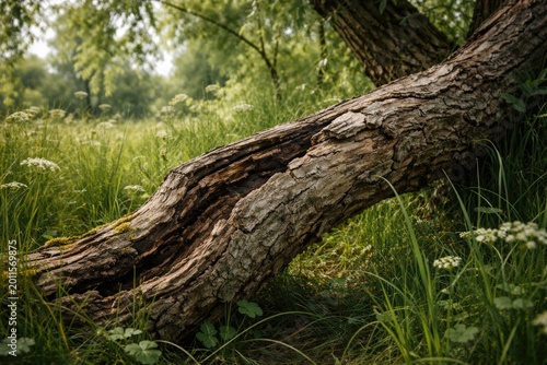 Detailed image of a cracked...