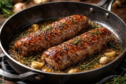 Slow cooking pork tenderloi...