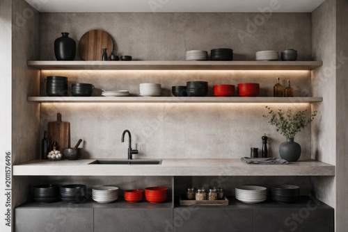 Kitchen space with minimali...
