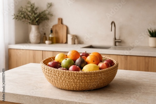 Minimalist kitchen interior...