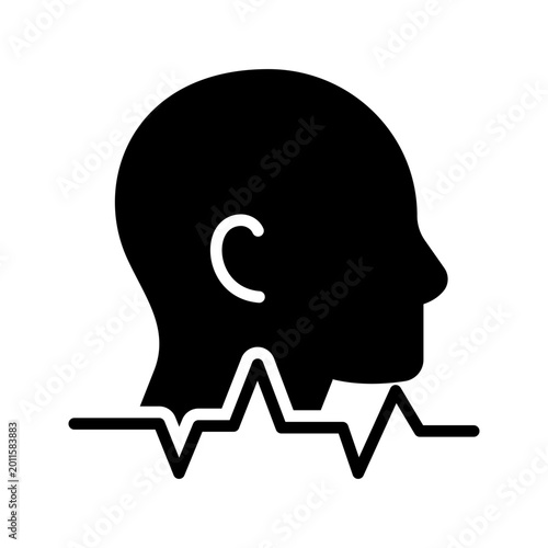 Foto Breathing difficulty icon