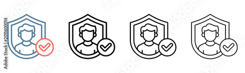 Protection Icon Collection Set Different Style
