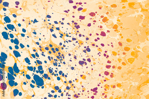 Abstract Ebru Marbling Pattern Background