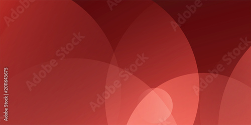 Canvastavla Vector red abstract background dynamic shapes composition with crisp geometric e