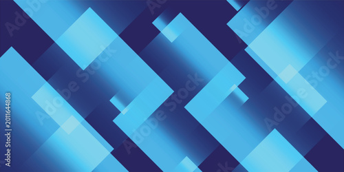 Konstfotografi Vector blue background with elegant bright diagonal lines with crisp diagonal ge