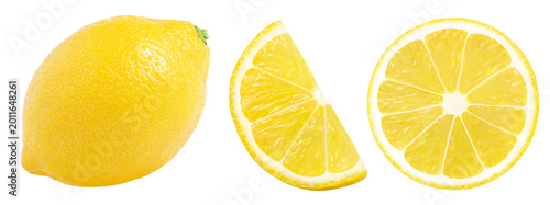 Obraz na płótnie lemons collection isolated