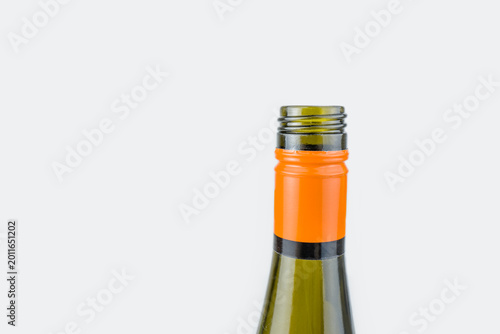 Twist off caps on a wine bottle
