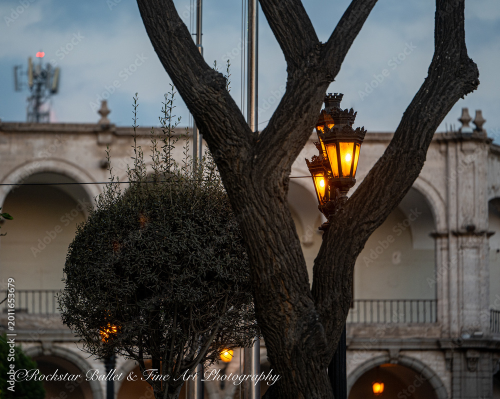 Obraz premium La Plaza de Armas in Arequipa, Perú