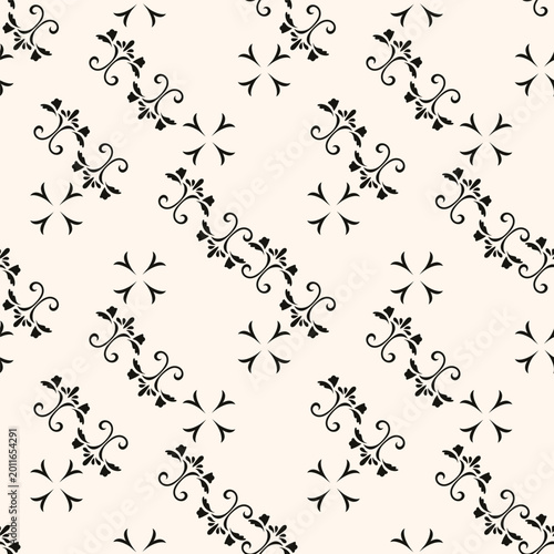 This stylish monochrome floral pattern is absolutely perfect for various textiles and decorative items