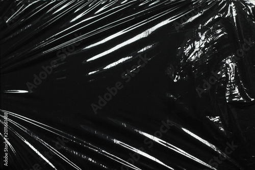 Transparent Plastic Wrap Background Surface Texture, Photo Overlay Effect with Screen Mode Overlay, Empty Space Design Template