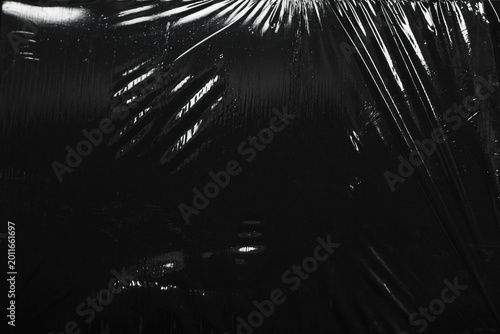 Transparent Plastic Wrap Background Surface Texture, Photo Overlay Effect with Screen Mode Overlay, Empty Space Design Template