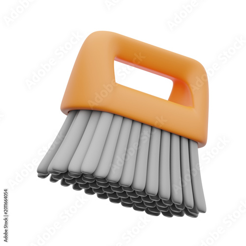 Scrub Brush 3d illustration