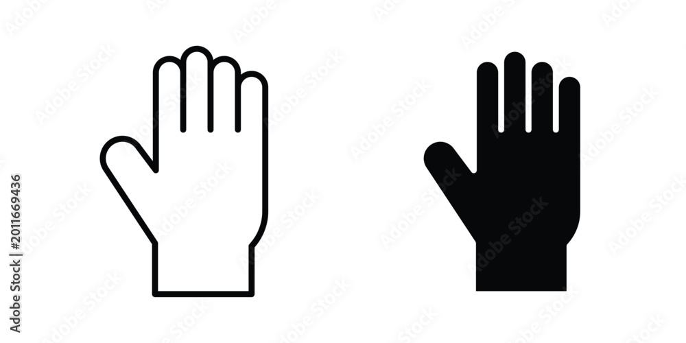 Obraz premium Glove icon. Vector icons for design projects