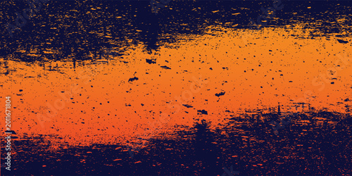 Photography Halftone dots navi pattern orange color gradient texture background