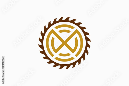 Tableau sur toile Wood Work Vector Logo Premium