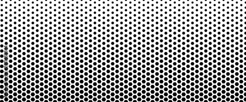 Tableau sur toile Honeycomb gradient fiber with carbon hexagon on white for digital tech print
