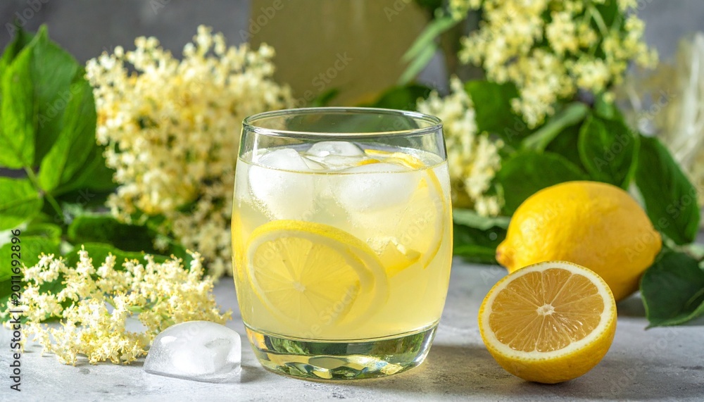 Fototapeta premium Holunderblütenlimonade
