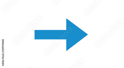 Simple blue arrow pointing right on white background. Free Download Simple blue arrow pointing right on white background. - GFXLoad