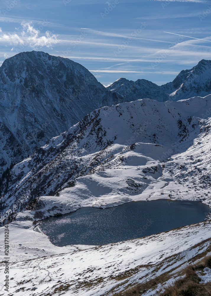 Obraz premium Bergsee im Herbst