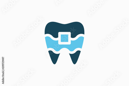 Dental Waves Vector Logo Premium 
