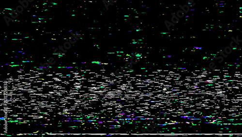 Schilderij op canvas Psychedelic Glitch Background Texture for Web Design and Social Media Posts