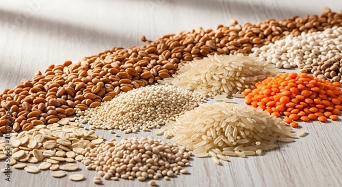 Variety of grains and legumes 1.