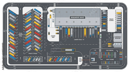 Cuadro en lienzo Automotive Electrical Fuse Box With Many Fuses and Relays.