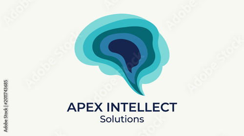 Fotografi This abstract image of a brain in vibrant colors symbolizes intellect, innovation, and cognitive power, catering to businesses in the education and technology sectors