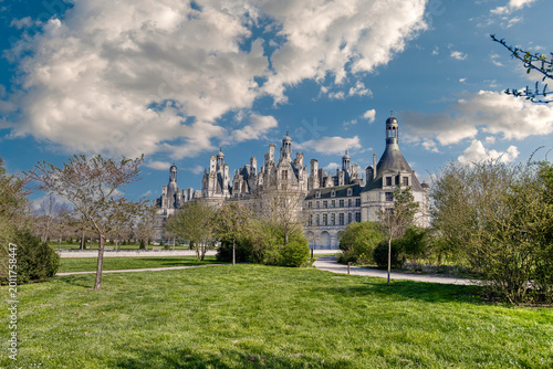 The Chateau de Chambord, in the Centre-Val de Loire region, is one of the most recognizable châteaus in the world due to its French Renaissance architecture.