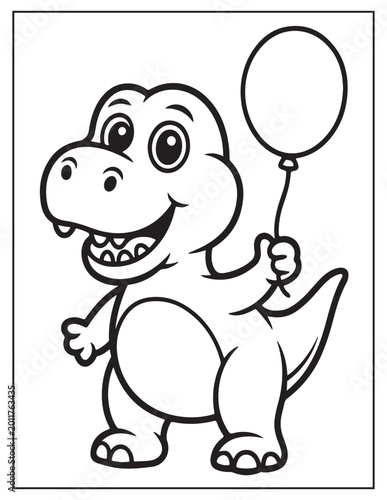 cute dinosaur coloring pages 