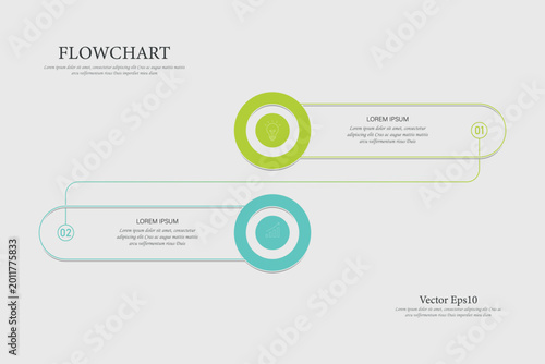 A three-stage flowchart reflecting the stages of achieving the goal. Infographics for presentations consisting of processes, stages or options