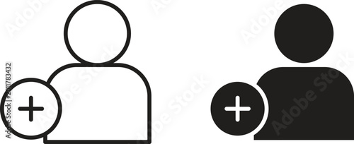 Foto Follower icon for social media, app, and web design