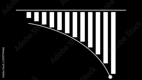 Grow chart business concept. colorful growth graph diagrams showing increasing profits.