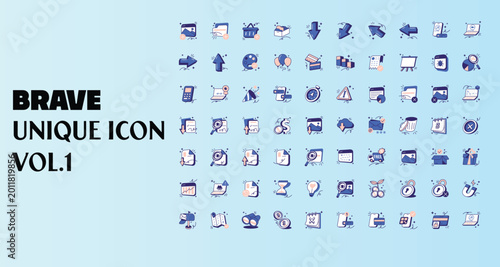 business, education, finance, medical and education icon pack