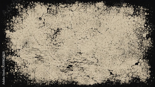 Distressed Plastisol Ink, Grunge Cracked Texture Overlay. For Retro T-shirt designs. Rough Dirty Worn Effect. Vintage Isolated Pattern