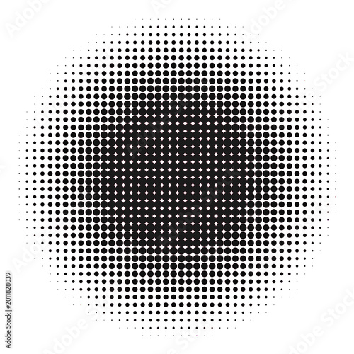 halftone dots background