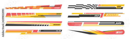 Foto Sport racing stripe set