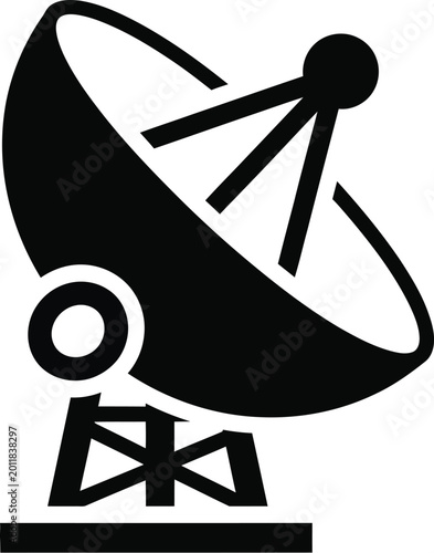Black and white arrow pointing down on dark background vector icon