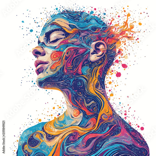 Abstract Human Body Design Very Cool