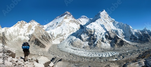 Photos Mount Everest Lhotse Nuptse peak Nepal Himalaya mountain