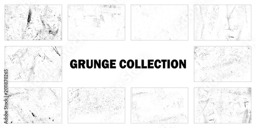 Foto Clean and subtle grunge texture bundle with soft noise, minimal dust, and light scratch details