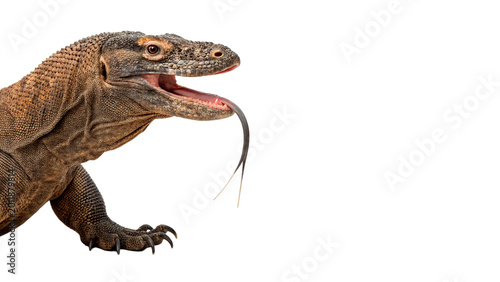 Bild auf Leinwand Large komodo dragon reptile for nature wildlife safari and predatory animal educ