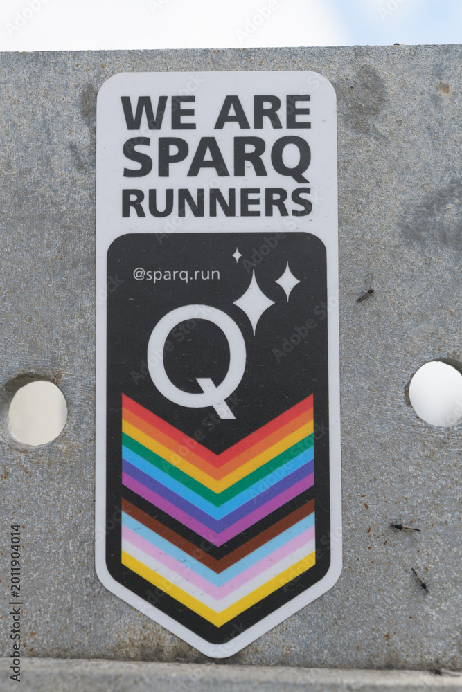 Fototapeta premium SPARQ Runners slap in Toronto