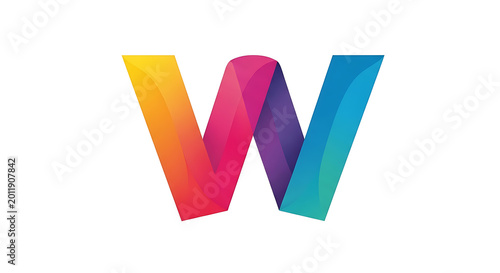 Vibrant geometric shapes in yellow, orange, pink, purple, and teal abstract colorful
