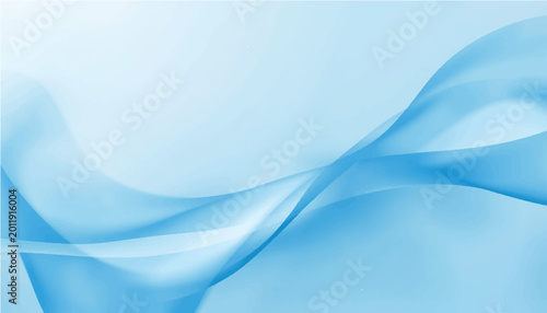 Foto A flowing and abstract ethereal blue wave design, exuding serenity and the feeling of movement